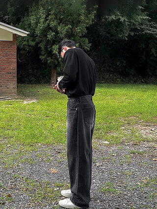 black polo shirt