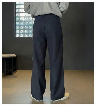 double pleated pants