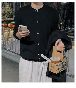 black round sweater