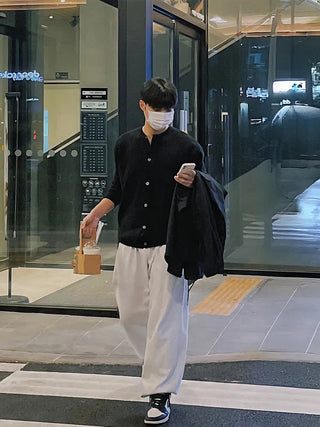 black round sweater