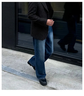 blue washed jeans