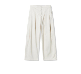 pleated casual pants