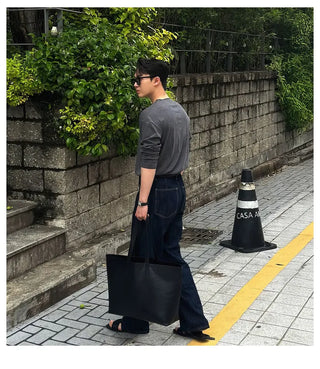 V-neck long tee
