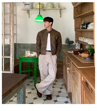 leather stand collar