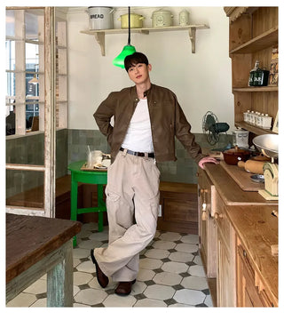 leather stand collar