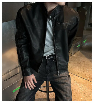 leather stand collar