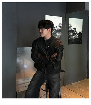 leather stand collar