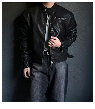 leather stand collar