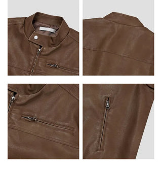 leather stand collar