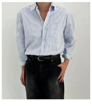 vertical stripe shirt