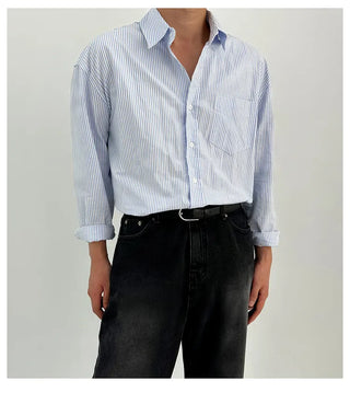 vertical stripe shirt