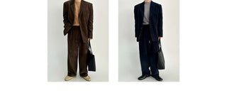 brown corduroy suit