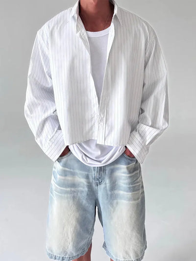 striped long shirt
