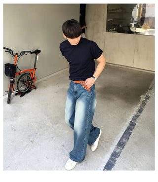 blue vintage jeans