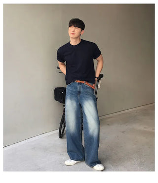 blue vintage jeans