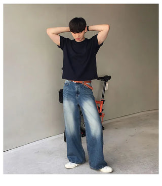 blue vintage jeans