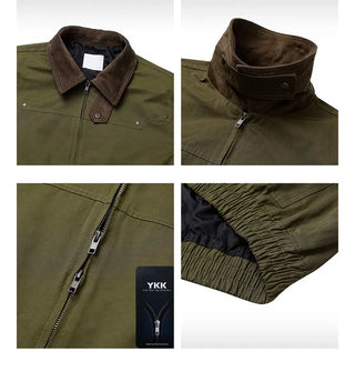 contrast lapel jacket