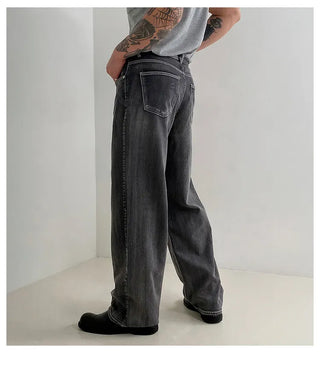 washed gradient jeans