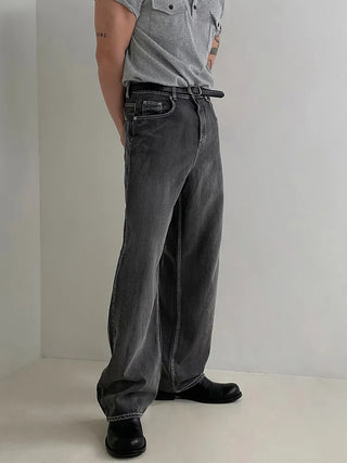 washed gradient jeans
