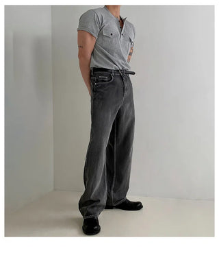 washed gradient jeans