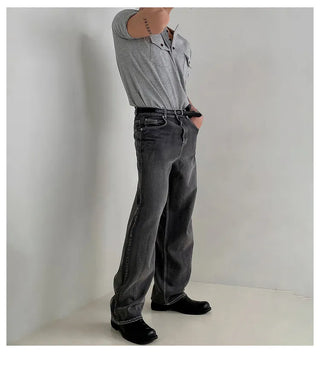 washed gradient jeans
