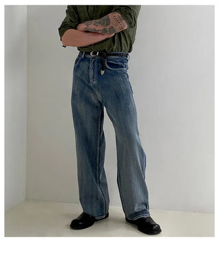 washed gradient jeans