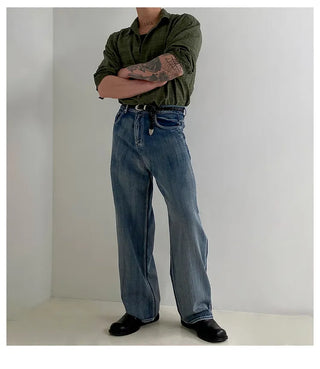washed gradient jeans