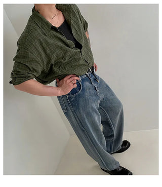 washed gradient jeans