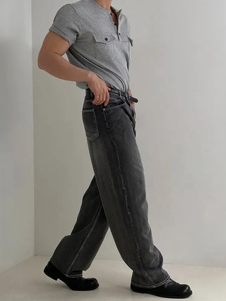 washed gradient jeans