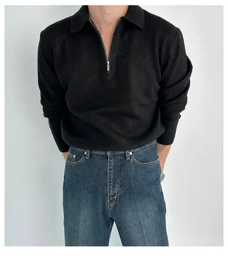 half zip sweater