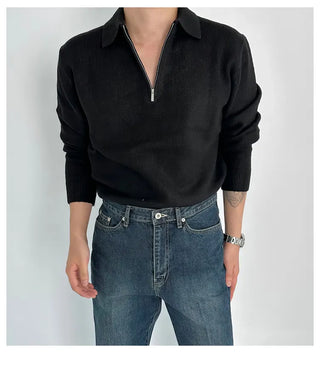 half zip sweater