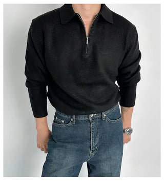 half zip sweater