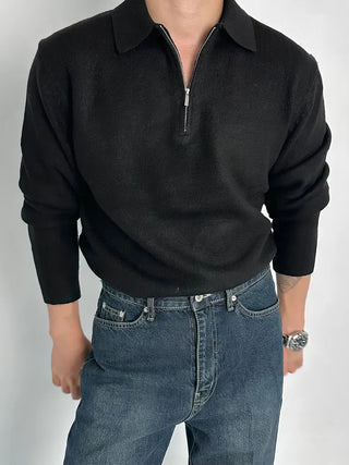 half zip sweater
