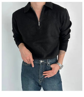 half zip sweater