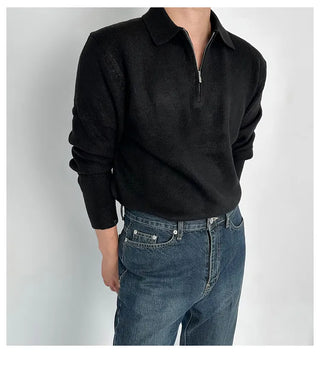 half zip sweater