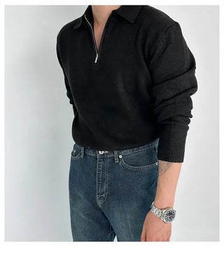 half zip sweater