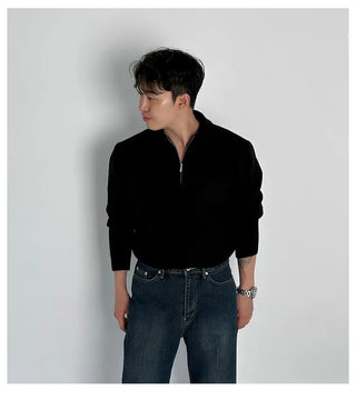 half zip sweater