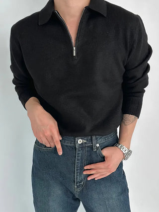 half zip sweater