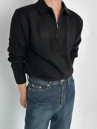 half zip sweater
