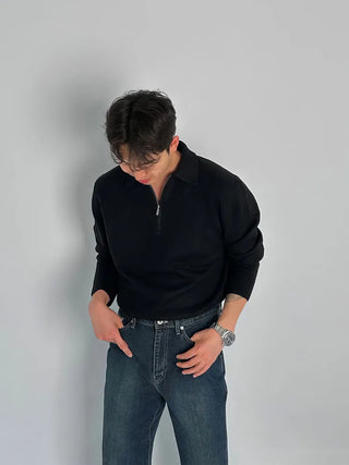 half zip sweater
