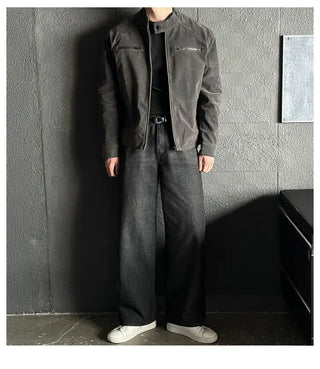 black straight jeans