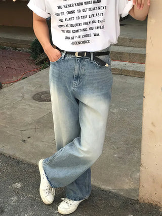 light blue jeans