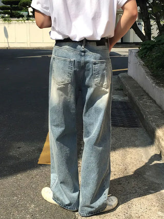 light blue jeans
