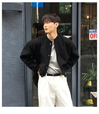 black cardigan coat