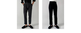 black suit pants
