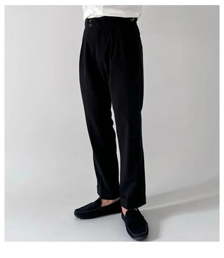 black suit pants