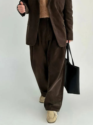 corduroy suit set