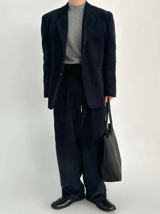 corduroy suit set