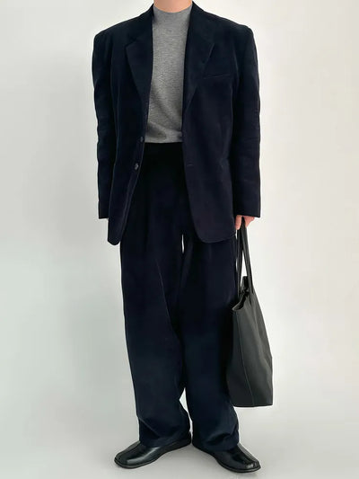 corduroy suit set