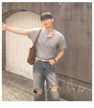 gray heavy tee